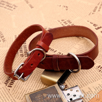 Large and medium-sized dog alloy buckle dog collar